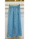 Diamond Lace Waistband Wide Leg Linen Pants Blue Zuccero-Pants-MILIO MILANO-XS-Blue Zuccero-Urbanheer