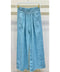 Diamond Lace Waistband Wide Leg Linen Pants Blue Zuccero-Pants-MILIO MILANO-XS-Blue Zuccero-Urbanheer
