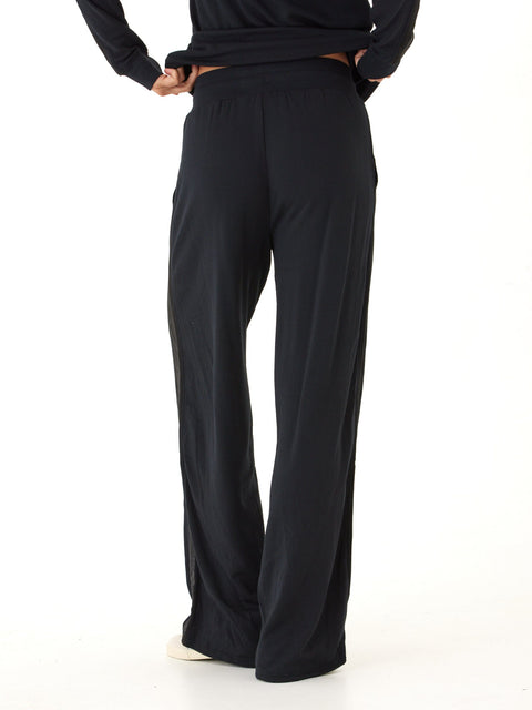 Diane Feather Fleece Satin Trim Detail Pant