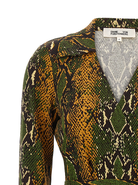 Diane Von Furstenberg Printed New Jeanne Dress