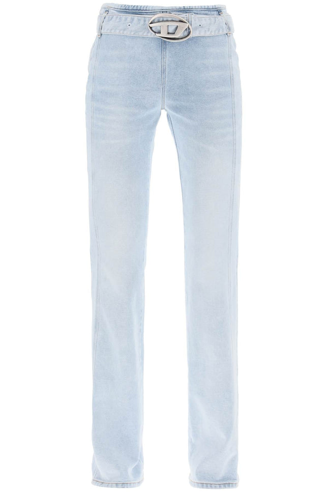 Diesel d-ebbybelt flared jeans-women > clothing > jeans-Diesel-27-Light blue-Urbanheer