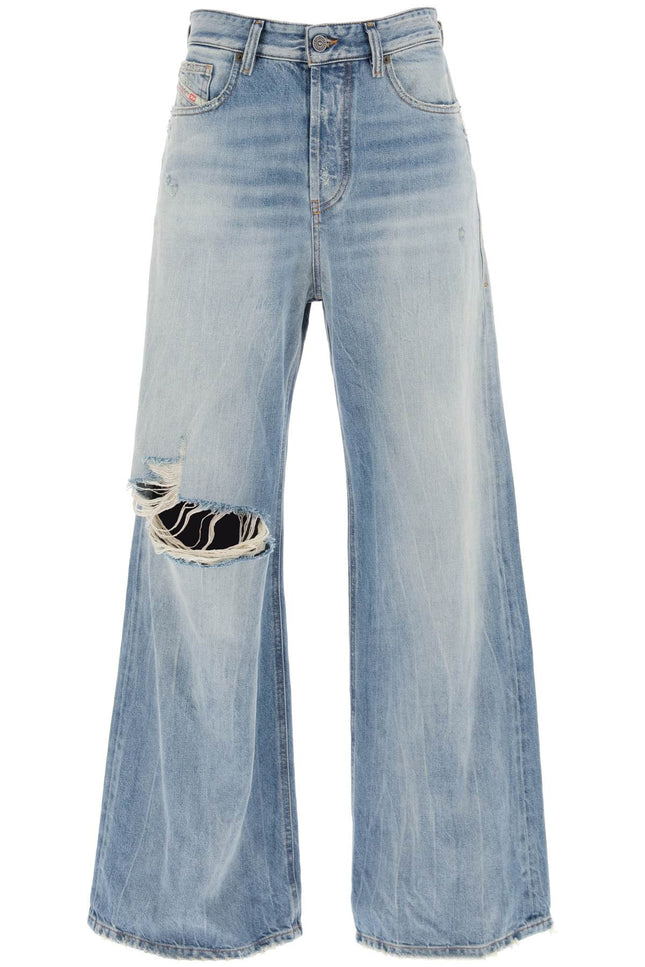 Diesel d-sire wide leg jeans-women > clothing > jeans-Diesel-26-Light blue-Urbanheer