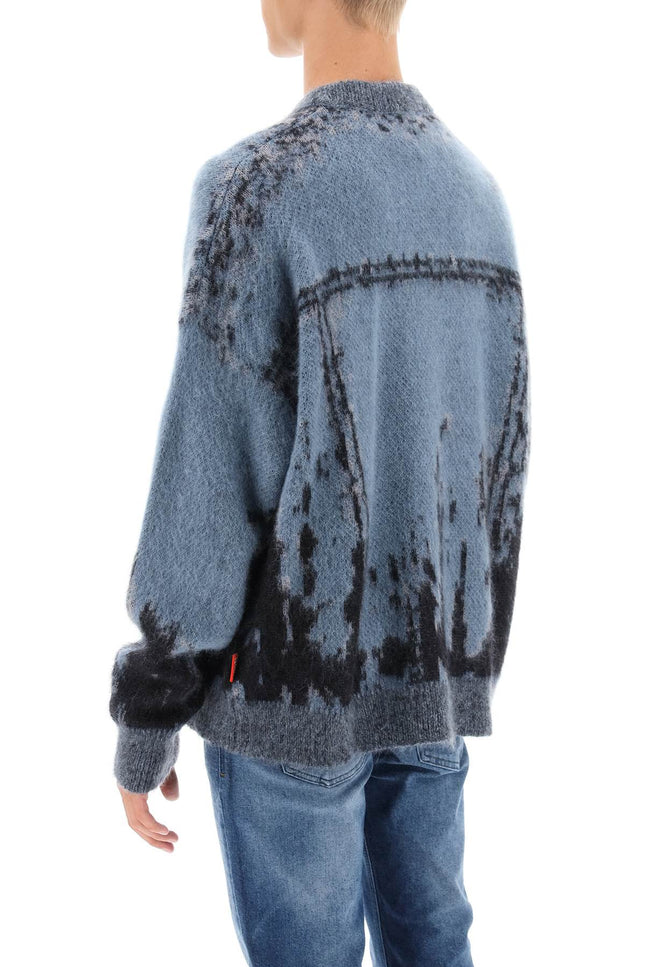 Diesel k-patmos moahir and wool sweater-men > clothing > knitwear-Diesel-Urbanheer
