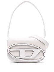 Diesel Logo Shoulder Bag White