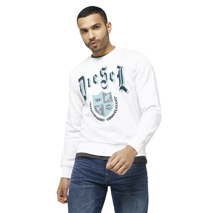 Diesel Men Sweatshirts-Clothing Sweatshirts-Diesel-white-XXL-Urbanheer