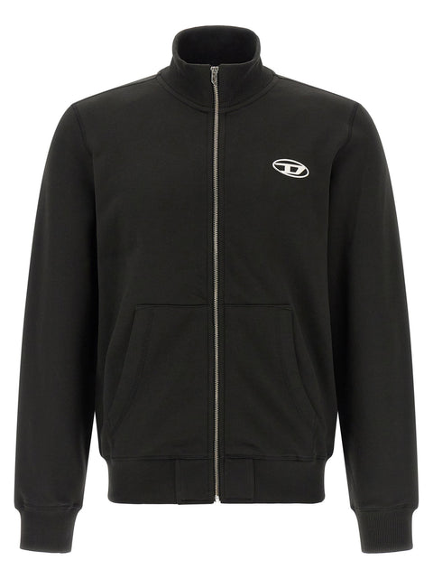 Diesel S-ginn-zip-iod Sweatshirt