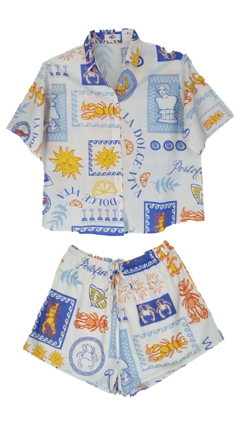 Dinner Date Two Piece Set 100% Cotton-Set-Melci Studio-XS-Urbanheer