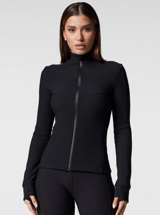 Directional Fitted Jacket - Blk Jls-Jacket-Blanc Noir-XS-Black-Urbanheer