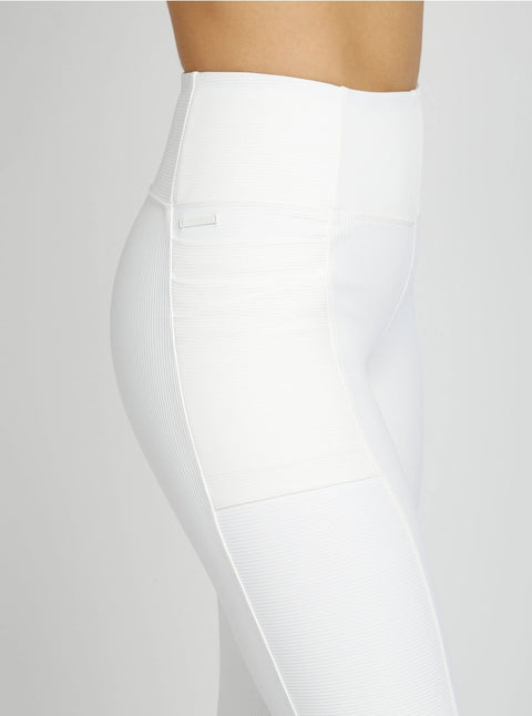 Directional Rib Bootcut Pant Jls Bright White