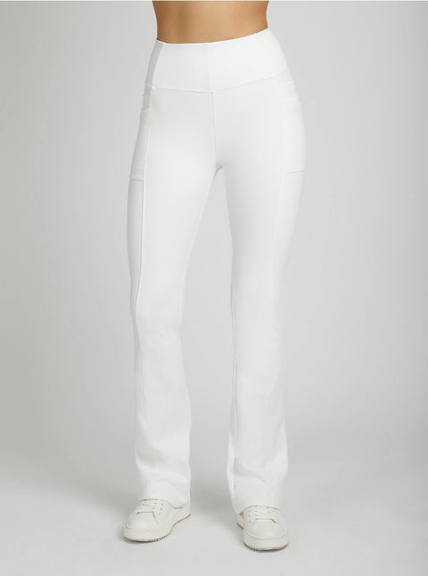 Directional Rib Bootcut Pant Jls Bright White