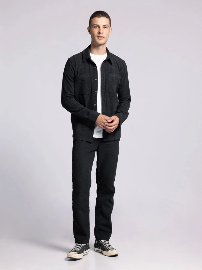 Discovery Shirt - Long Sleeve Button Up BLACK HEATHER-Shirts-Thread & Supply (Mens)-M-Urbanheer