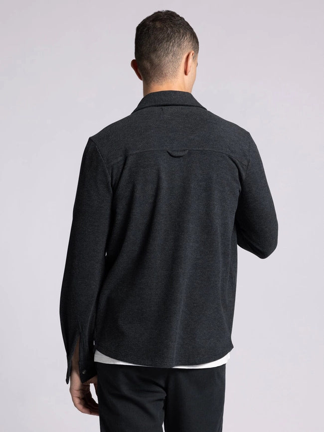 Discovery Shirt - Long Sleeve Button Up BLACK HEATHER-Shirts-Thread & Supply (Mens)-M-Urbanheer