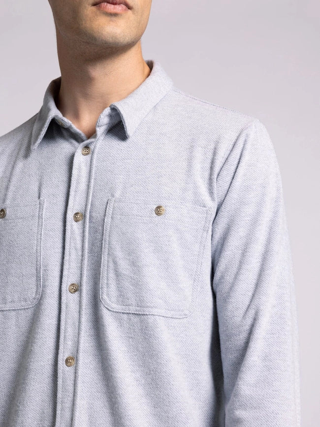 Discovery Shirt - Long Sleeve Button Up GREY HEATHER-Shirts-Thread & Supply (Mens)-M-Urbanheer