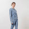 Distressed Trim Sweater-Sweater-Moon River-XS-INDIGO-Urbanheer