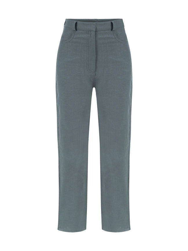 Do You Mind Linen Pants-Pants-Dor Raw Luxury-XS-Blue Grey-Urbanheer