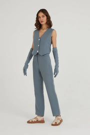 Do You Mind Linen Pants-Pants-Dor Raw Luxury-XS-Blue Grey-Urbanheer