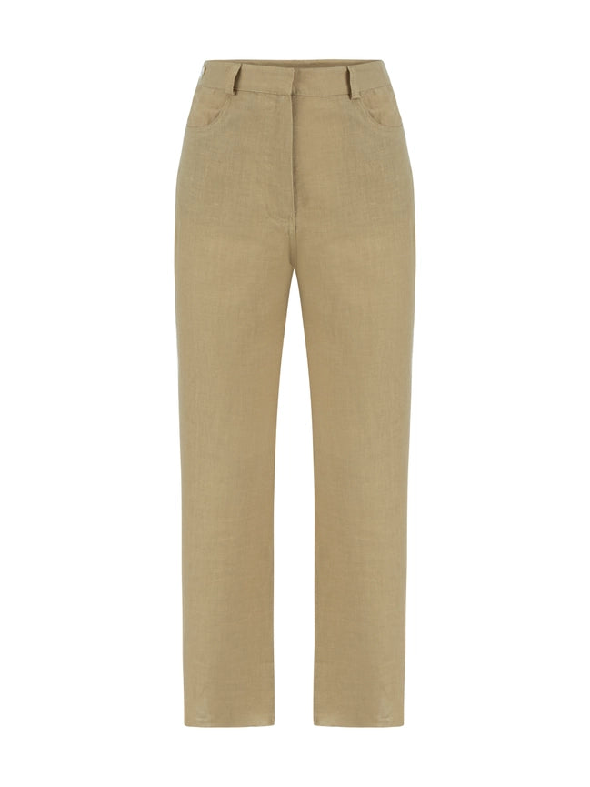 Do You Mind Linen Pants-Pants-Dor Raw Luxury-XS-Sand-Urbanheer