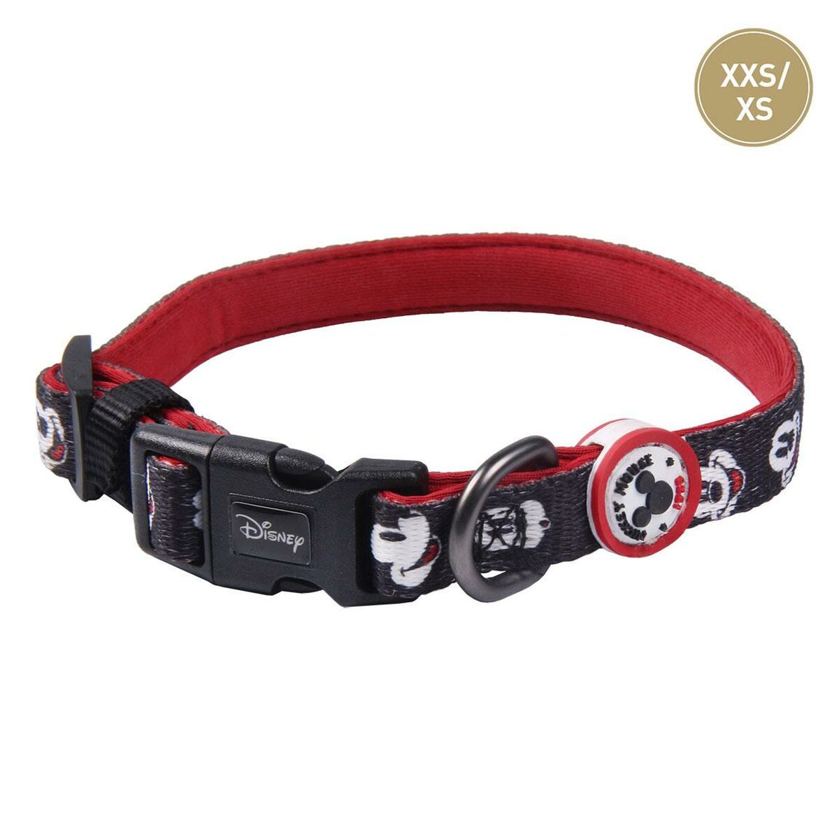 Dog collar Mickey Mouse XXS/XS Black-Pet products, Dogs-Mickey Mouse-Urbanheer