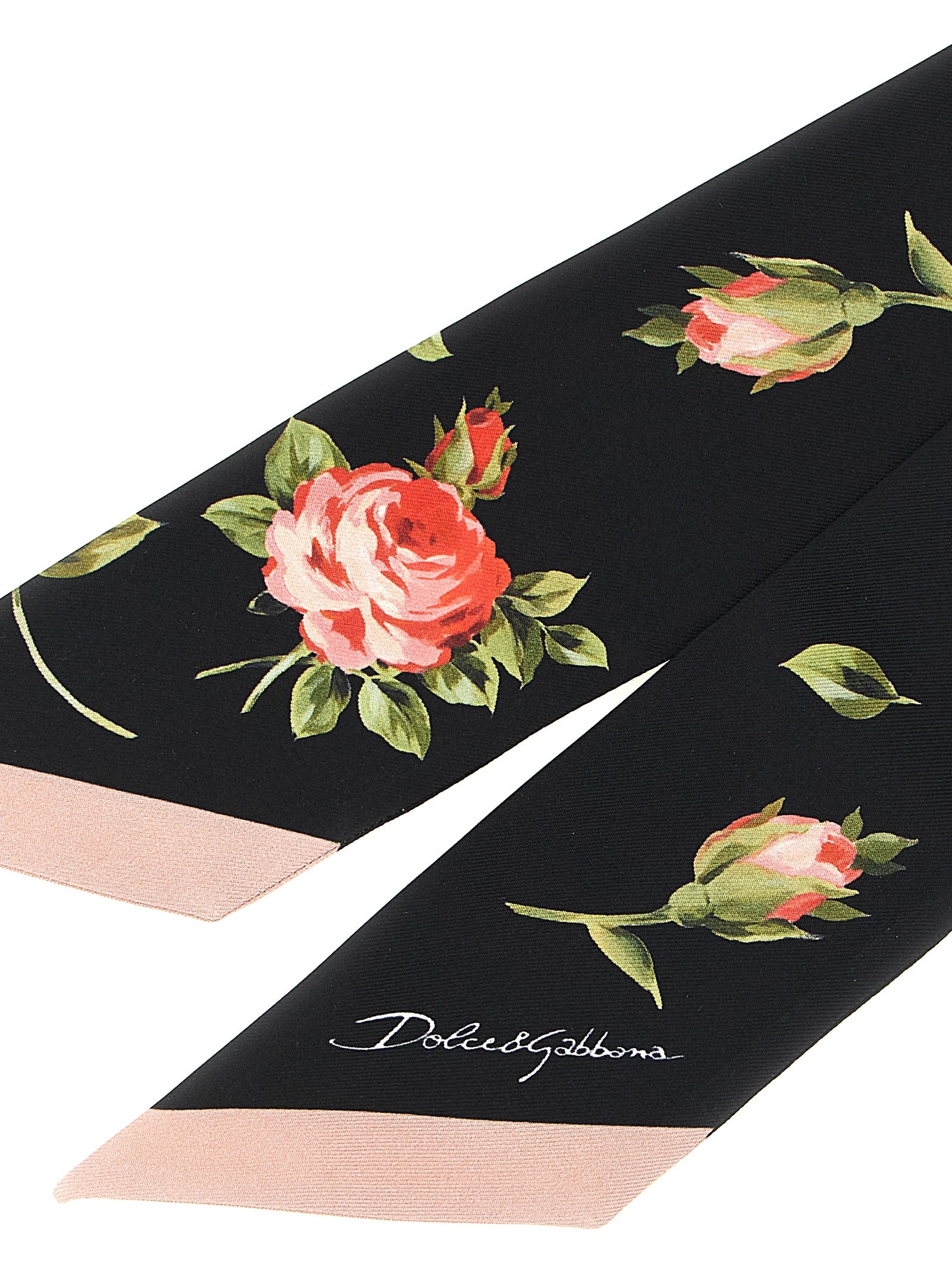 Dolce & Gabbana Bandeau Bouquet Rose