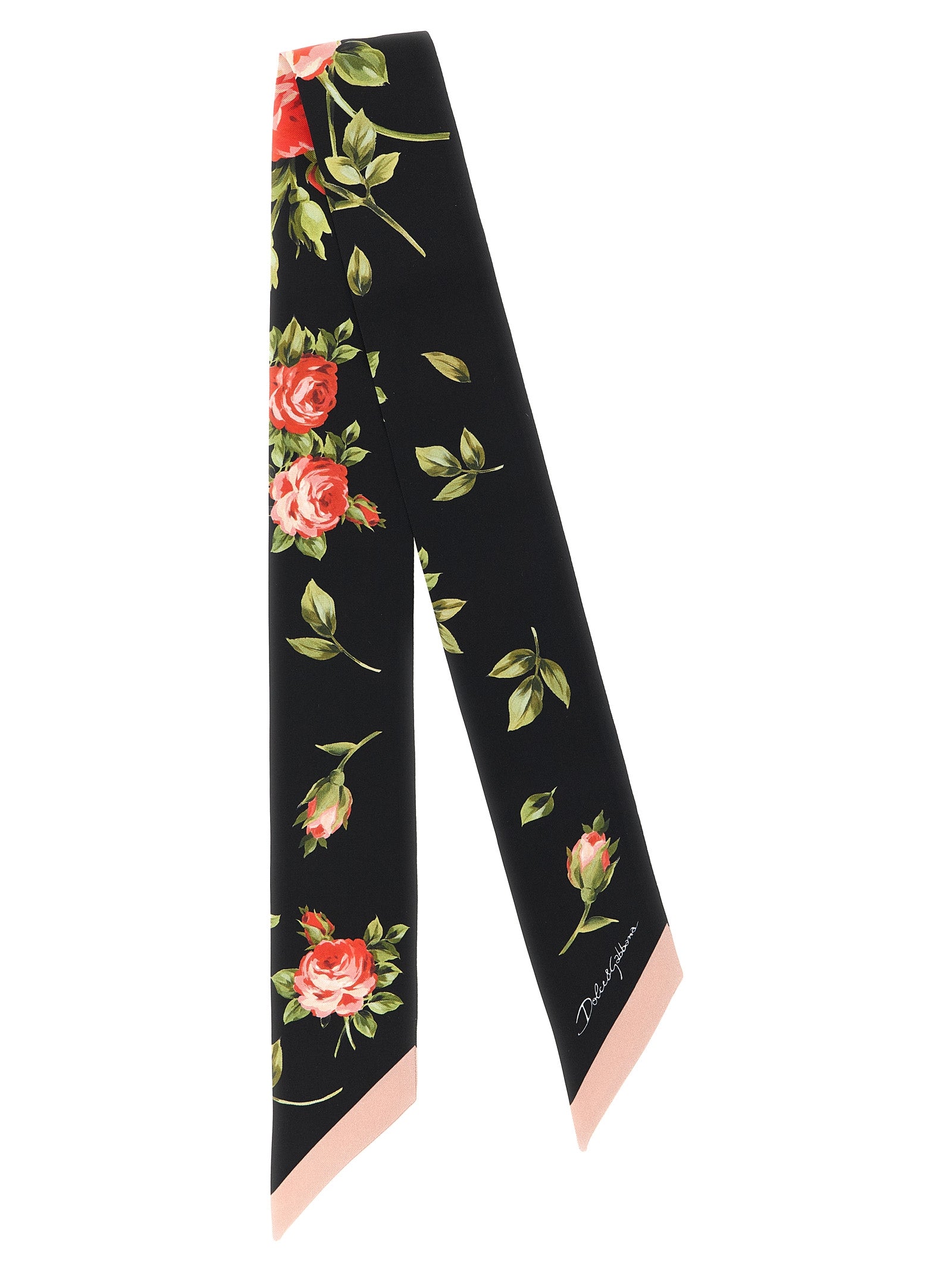 Dolce & Gabbana Bandeau Bouquet Rose