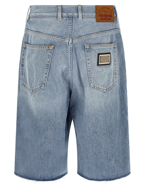 Dolce & Gabbana Denim Bermuda Shorts