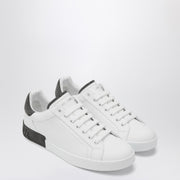 Dolce & Gabbana Dolce&Gabbana Portofino white/black leather sneaker