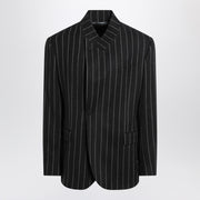 Dolce & Gabbana Dolce&Gabbana Striped wool-blend single-breasted jacket