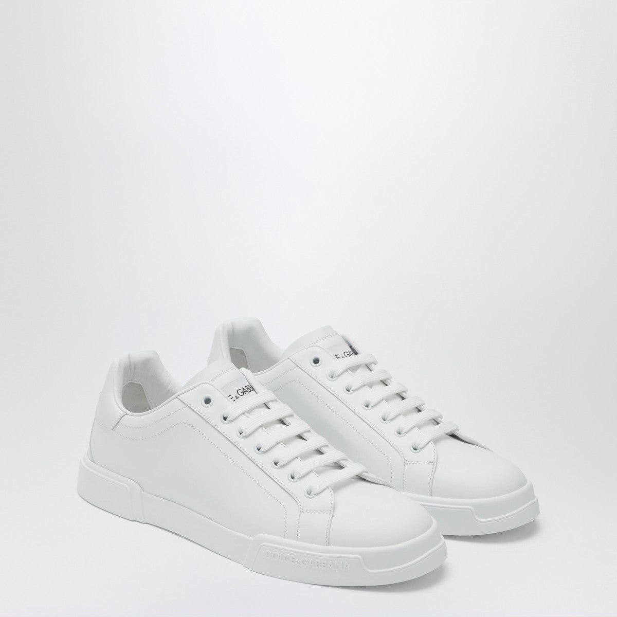 Dolce & Gabbana Dolce&Gabbana White Portofino sneakers in leather