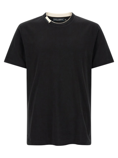 Dolce & Gabbana Double-layer Collar T-shirt