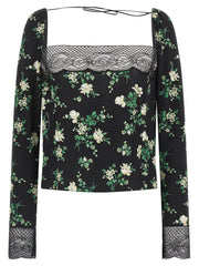 Dolce & Gabbana Flower Print Top