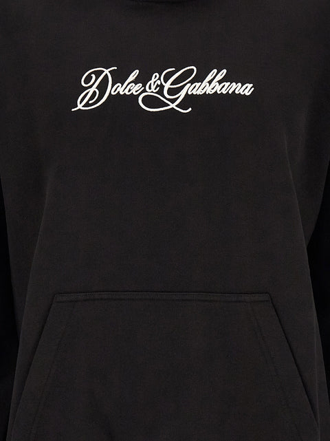 Dolce & Gabbana Logo Embroidery Hoodie