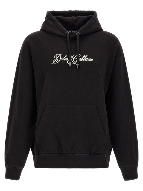 Dolce & Gabbana Logo Embroidery Hoodie