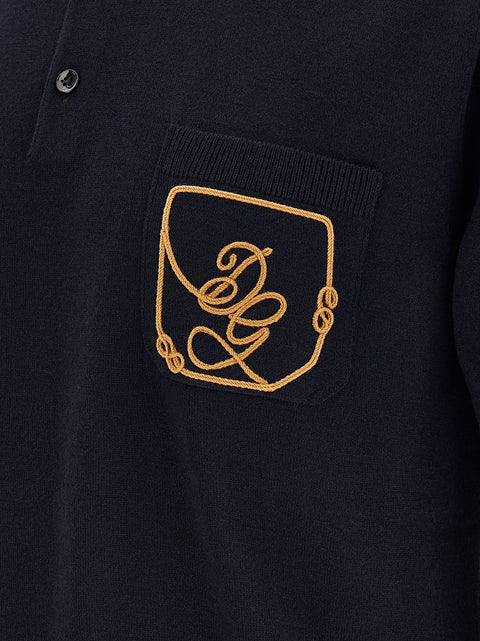 Dolce & Gabbana Logo Embroidery Polo Shirt
