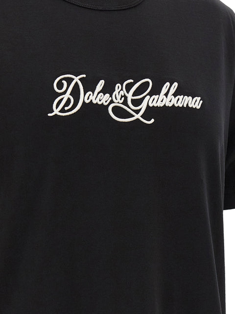 Dolce & Gabbana Logo Embroidery T-shirt