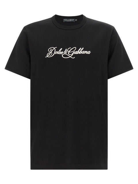 Dolce & Gabbana Logo Embroidery T-shirt