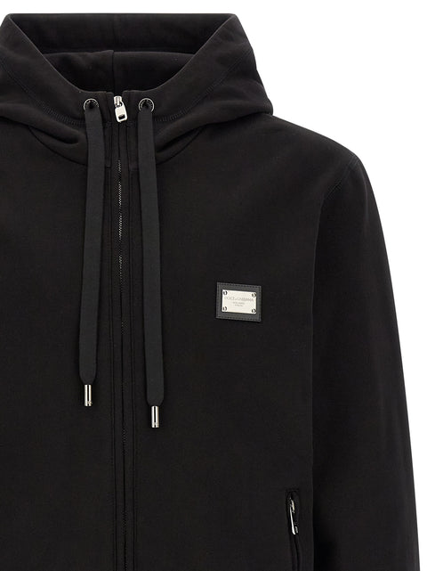 Dolce & Gabbana Logo Plaque Hoodie