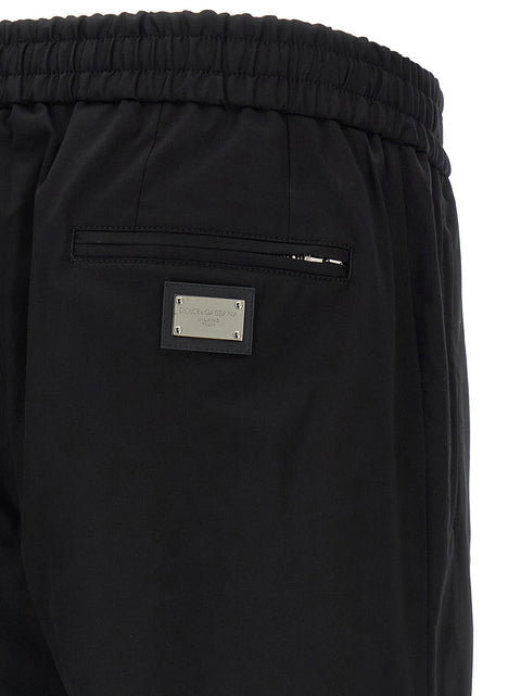 Dolce & Gabbana Logo Plaque Pants