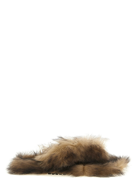 Dolce & Gabbana Sheepskin Sandals