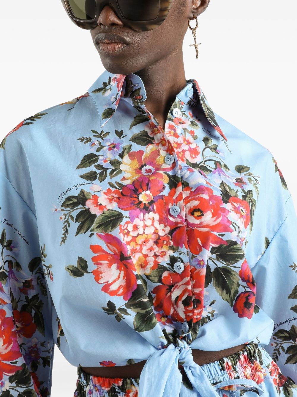 Dolce & Gabbana Shirts Clear Blue