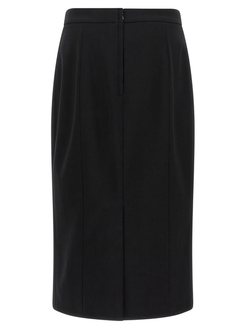 Dolce & Gabbana Stretch Wool Skirt