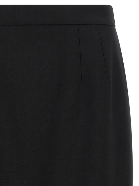 Dolce & Gabbana Stretch Wool Skirt