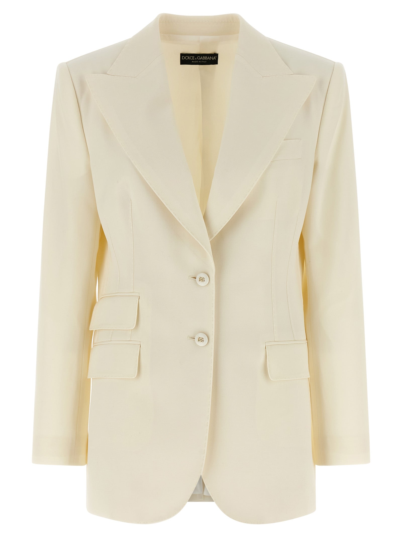 Wool Gabardine Turlington Blazer
