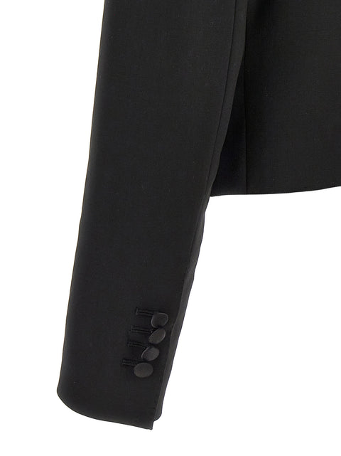 Dolce & Gabbana Tuxedo Crop Blazer