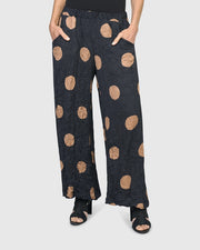 Doppio Wide Leg Pants, Circle-Pants-Alembika-0 (US 4-6)-circles-Urbanheer