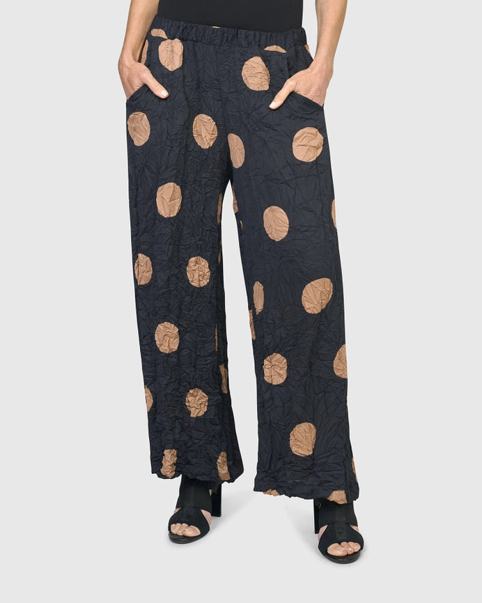 Doppio Wide Leg Pants, Circle-Pants-Alembika-0 (US 4-6)-circles-Urbanheer