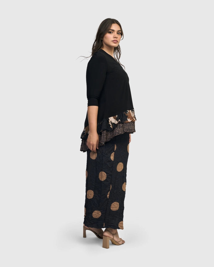 Doppio Wide Leg Pants, Circle-Pants-Alembika-0 (US 4-6)-circles-Urbanheer