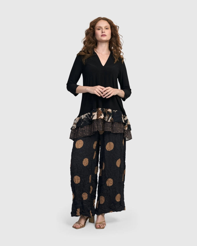 Doppio Wide Leg Pants, Circle-Pants-Alembika-0 (US 4-6)-circles-Urbanheer