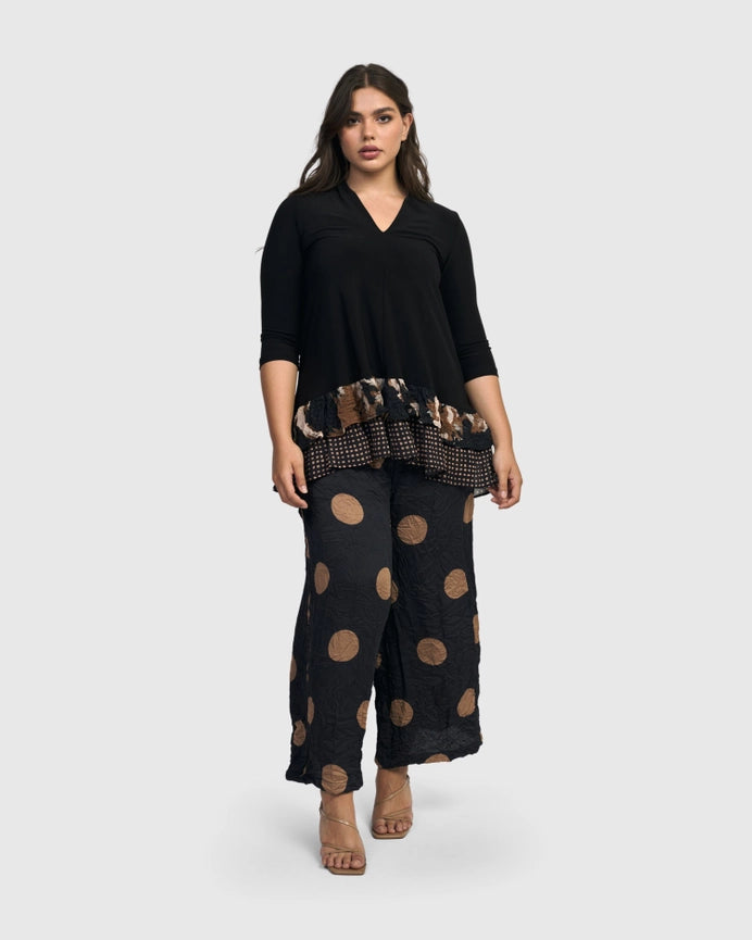 Doppio Wide Leg Pants, Circle-Pants-Alembika-0 (US 4-6)-circles-Urbanheer