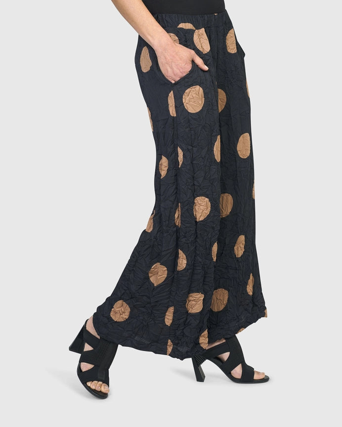 Doppio Wide Leg Pants, Circle-Pants-Alembika-0 (US 4-6)-circles-Urbanheer