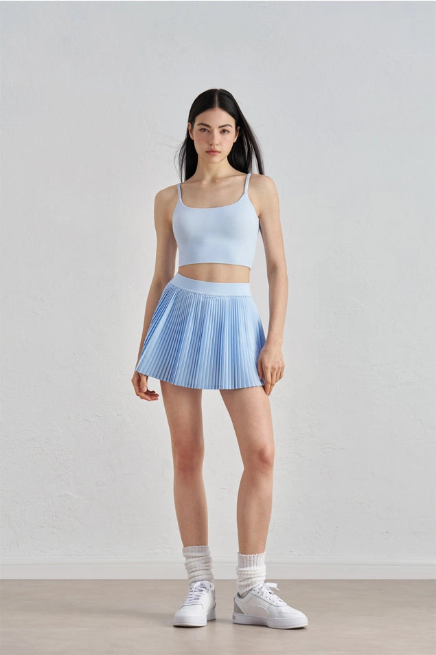 Dorothy Twist Back Cami Top Sports Bra Echo Blue-Sports Bra-91thelabel-S-Echo Blue-Urbanheer
